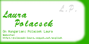 laura polacsek business card